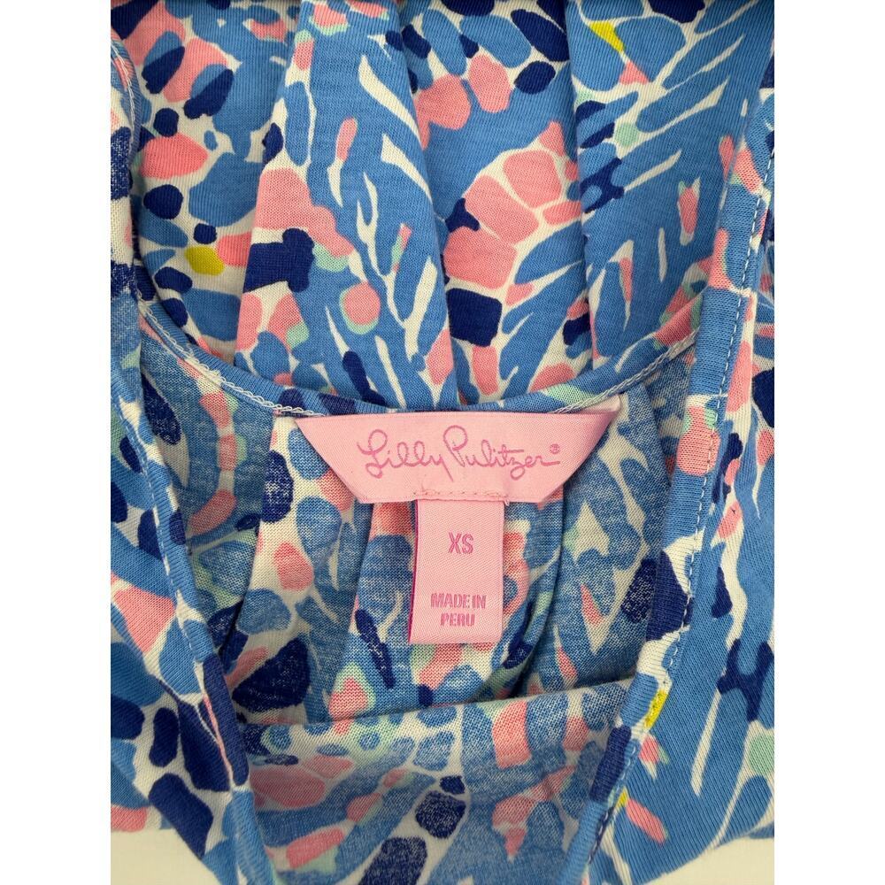 Lilly Pulitzer Kinsey Tank Top Tic Tac Tile - Picture 7 of 8